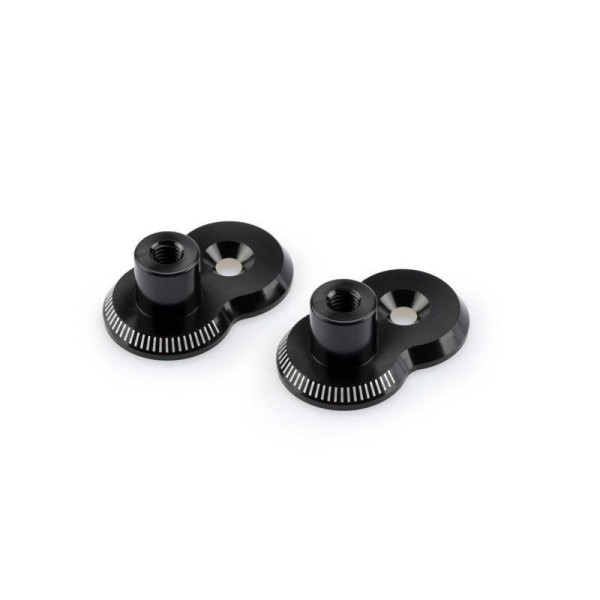Puig Adjustable Footpegs Relocation Adaptor 20mm Black